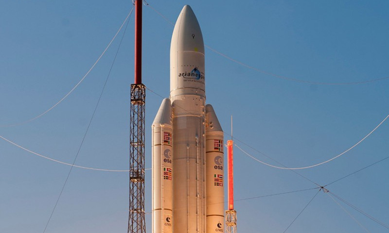 Ariane 5 : nouveau succs en lanant quatre satellites Galileo  la fois