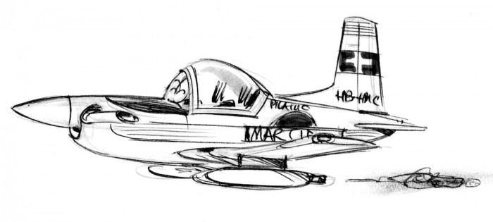 Jacques Bothelin et son Pilatus PC-7
