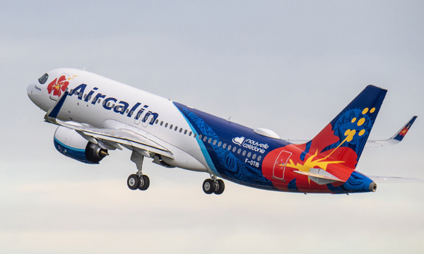 Aircalin rceptionne son premier Airbus A320neo