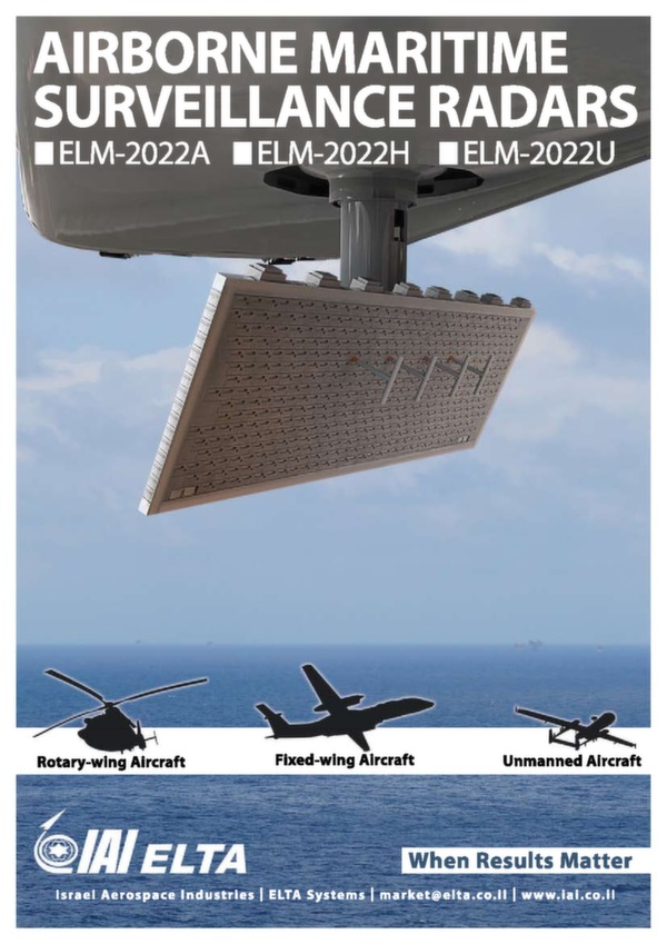 Israel Aerospace Industries Surveillance radar ELM-2022 A-H-U brochure