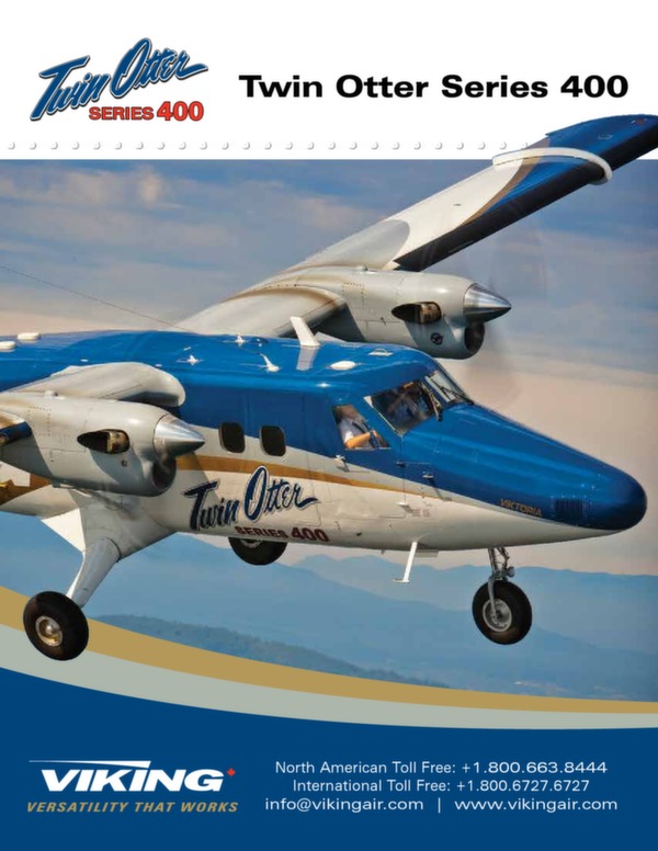 Viking Air Ltd Twin Otter 400 series brochure