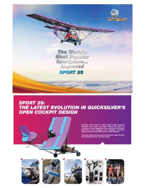 Quicksilver Aircraft Sport 2S brochure