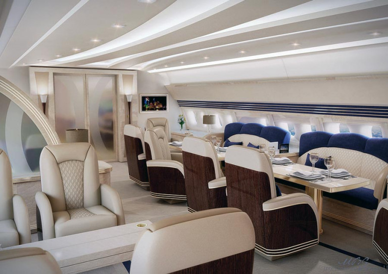 MBG International Design VIP & private aircraft interior design