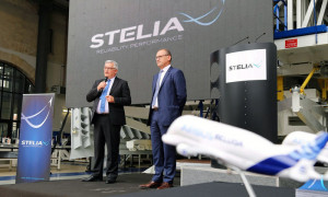STELIA Aerospace celebrates the delivery of the first BelugaXL Upper Fuselage