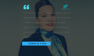 Interview Coralie Fare, Hôtesse de l'air en plein envol ! 