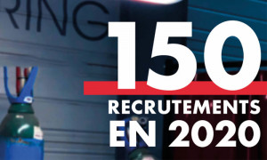 150 recrutements en 2020