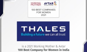 Thales Inde : Une des 100 meilleures entreprises pour les femmes en 2021