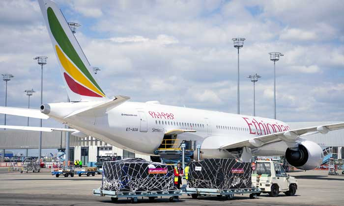 La Fondation Airbus et Ethiopian Airlines convoient neuf tonnes daide humanitaire vers Addis-Abeba