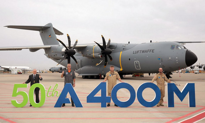 Airbus Defence and Space hands over 50th A400M