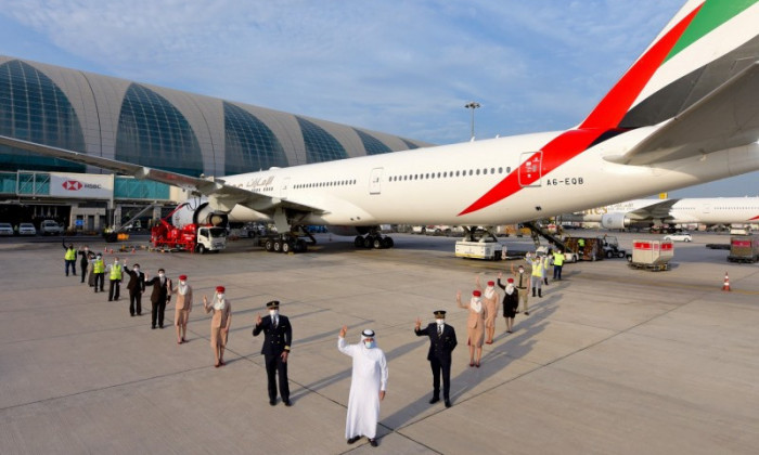 Emirates operates first flight serviced by fully vaccinated frontline teams across all customer touchpoints