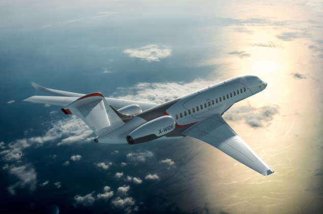 STELIA Aerospace participe à la réalisation du tout nouvel avion d'affaires haut de gamme de Dassault Aviation