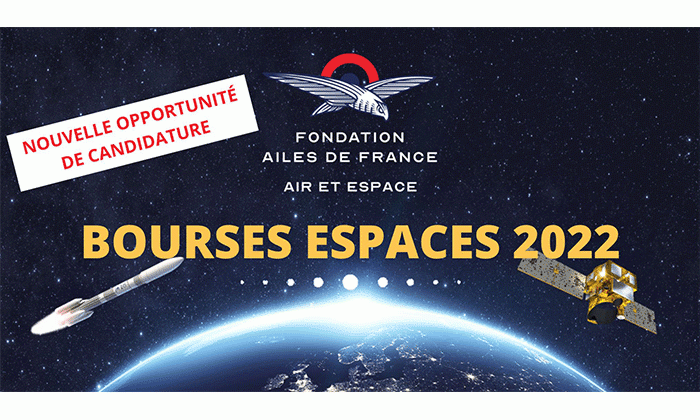 Nouvelle opportunité pour concourir aux bourses ESPACE de la Fondation Ailes de France