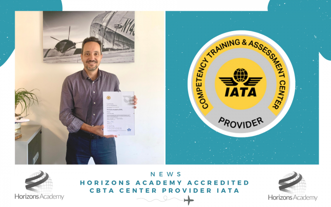 HORIZONS ACADEMY BECOMES ONE OF THE FIRST CENTER IN THE WORLD TO BE CBTA CENTER PROVIDER-IATA ACCREDITED