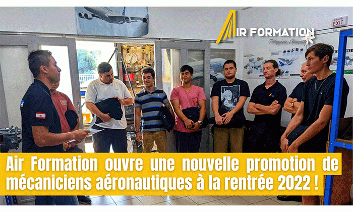 Air Formation ouvre une nouvelle promotion de mcaniciens aronautiques  la rentre 2022