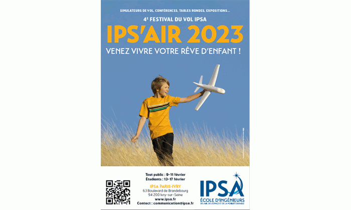 IPS'AIR : LE RENDEZ-VOUS DES FANS D'AVIATION DU 9 AU 17 FEVRIER 2023