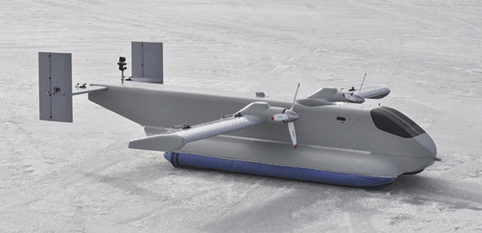 Un avion sur coussin d'air pour explorer l'Arctique
