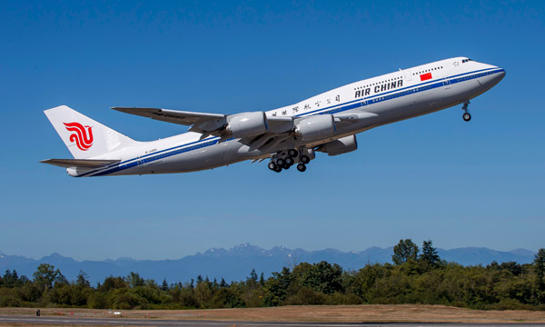 Air China Celebrate Airline's First 747-8 Intercontinental
