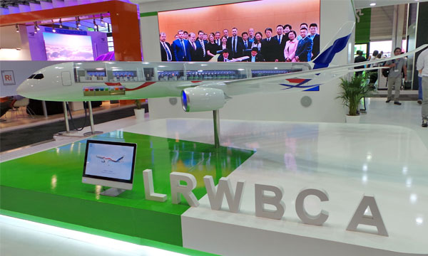 Bourget 2017 : la COMAC prsente la cabine du futur long-courrier sino-russe