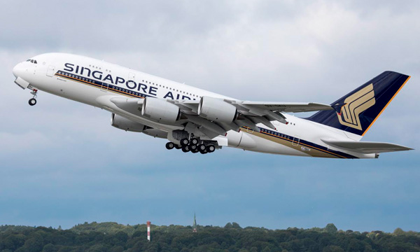 Singapore Airlines rceptionne son 1er A380 quip des nouvelles cabines