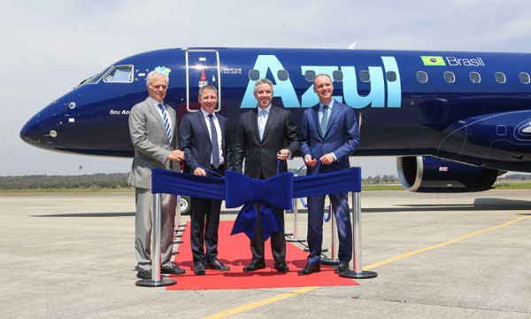 Embraer livre le premier E195-E2  Azul
