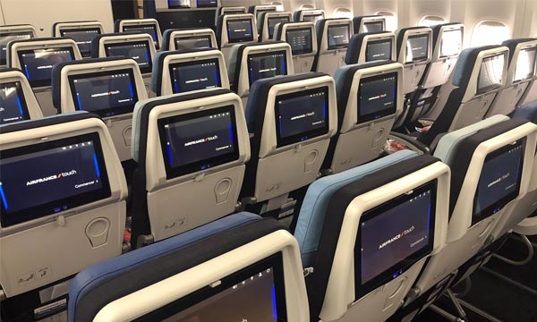 Air France prsente les nouvelles cabines de ses Boeing 777 COI