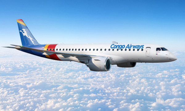 Avec l'Embraer E190-E2, Congo Airways prpare sa croissance