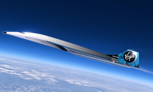 Virgin Galactic rve de construire un avion de ligne supersonique 