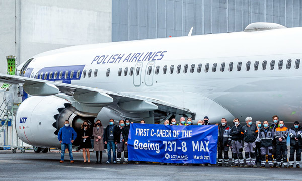 MRO : Premires grandes visites pour le Boeing 737 MAX en Europe