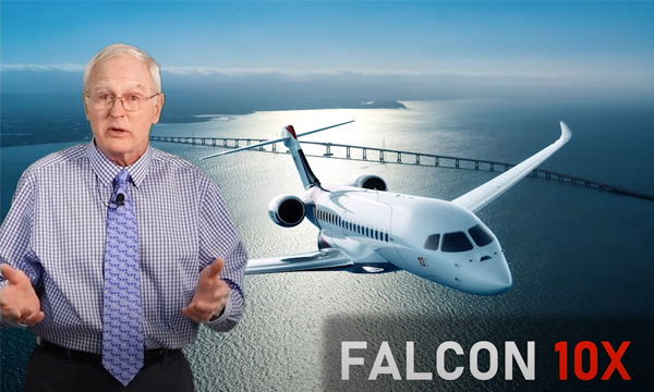 Le Falcon 10X en dtail avec le journaliste amricain Fred George