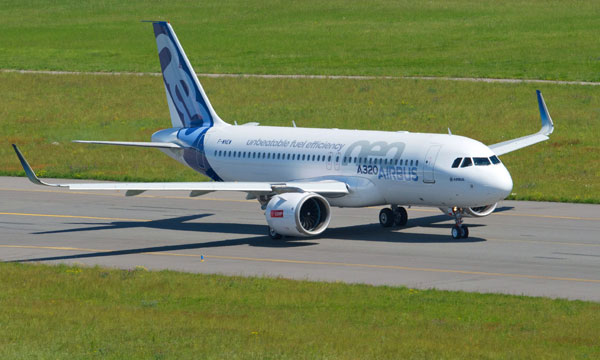 Les industriels français préparent le vol d'un Airbus A320neo alimenté à 100% par du carburant durable