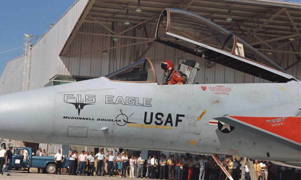 Ce jour-l, 27 juillet 1972, premier vol du F-15 Eagle
