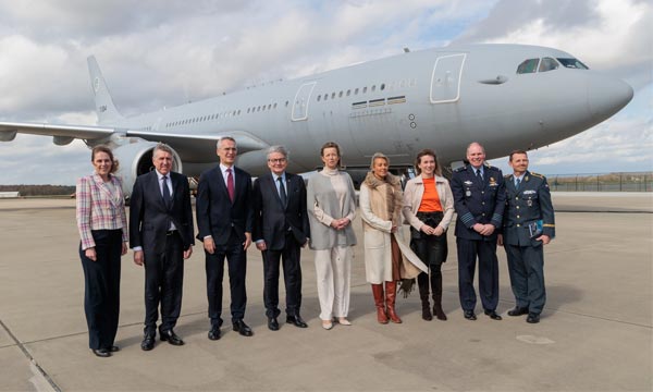 La flotte d'Airbus A330 MRTT de l'OTAN officiellement opérationnelle, un dixième avion attendu en 2026