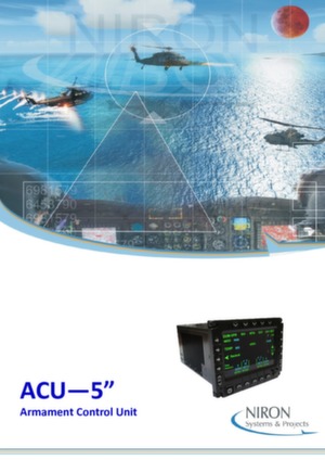 Brochure système contrôle armement ACU-5