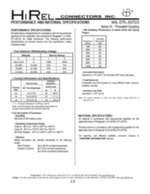 Connector MIL-DTL 83723 specification sheet