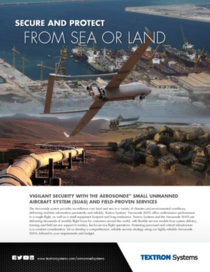 UAV Aerosonde brochure
