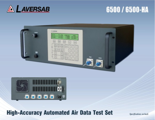 Laversab Air flow tester model 6500-HA data sheet
