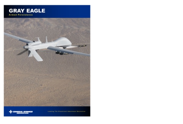 General Atomics Aeronautical Systems UAV Gray Eagle data sheet