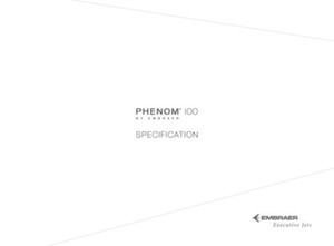 Embraer Phenom 100 - spécifications techniques
