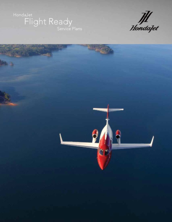 Honda Aircraft Company HondaJet Flight Ready Service Plans