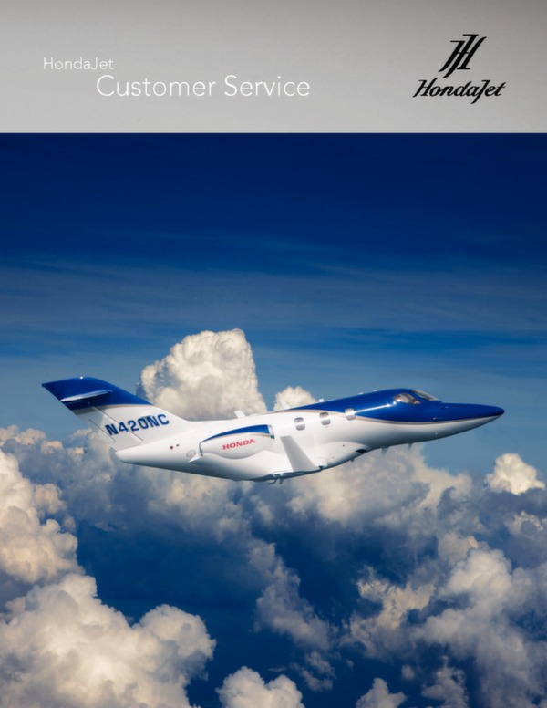 Honda Aircraft Company Hondajet Customer Service