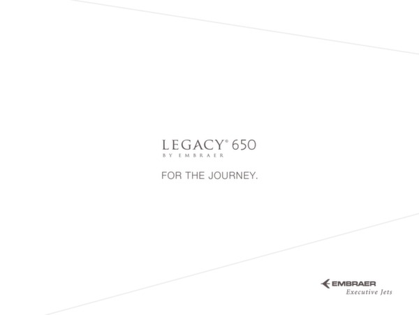 Embraer Legacy 650 - brochure