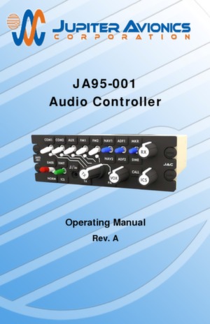 JA95-001 operating manual