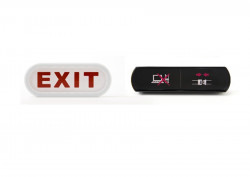 LED exit and passenger advisory signs