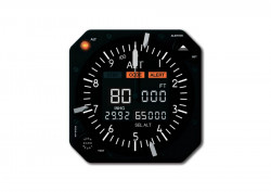 Altimètre numérique pour avion - AD32 DEA80